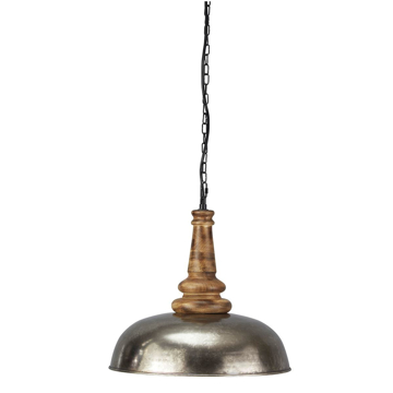 Picture of Joziah Silver/Wood Pendant Light