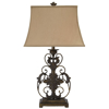 Picture of Sallee Gold Crackle Traditional Metal Table Lamp