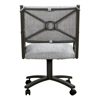 Picture of X-Back Bucket Dining Chair in Gray