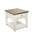 Picture of Myra White 24" 1 Drawer End Table
