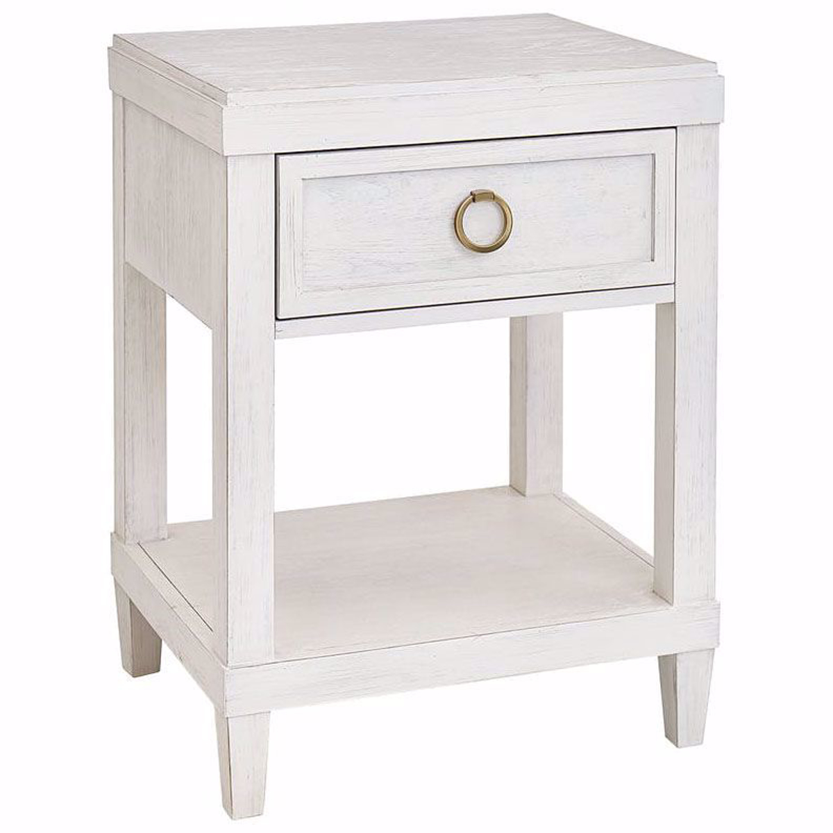 Picture of Ventura Shell White Bedside Table