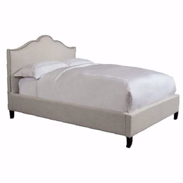 Picture of Jamie Flour Upholstered Queen Bed