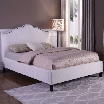 Picture of Jamie Flour Upholstered Queen Bed