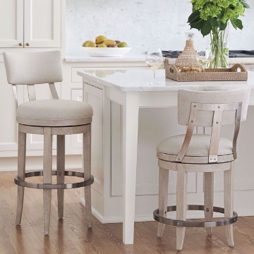 Picture of Cliffside Upholstered Swivel Stool