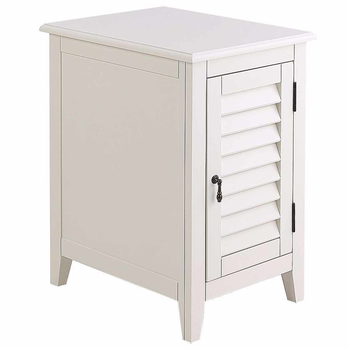 Picture of Plantation White Chairside Cabinet
