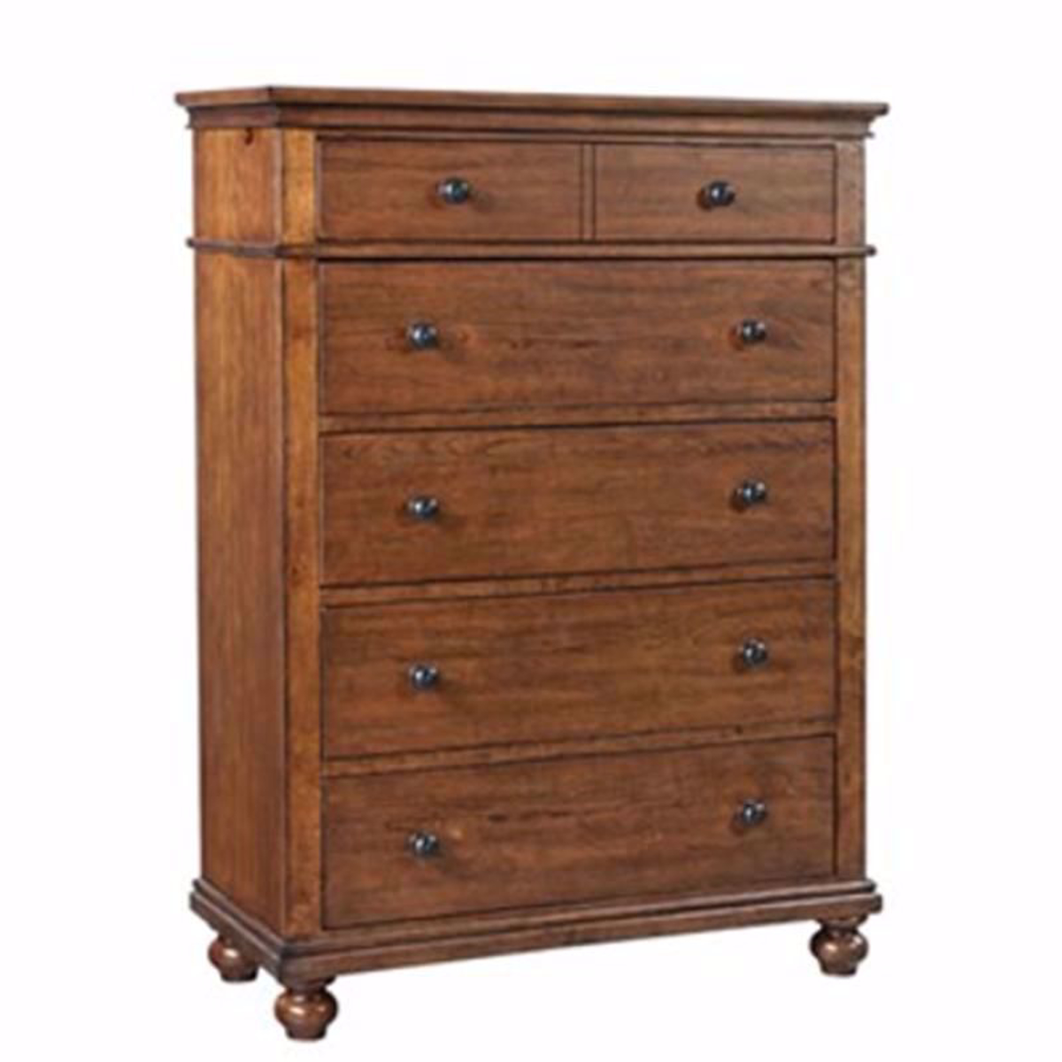 Picture of Oxford Whiskey Brown 5 Drawer Chest
