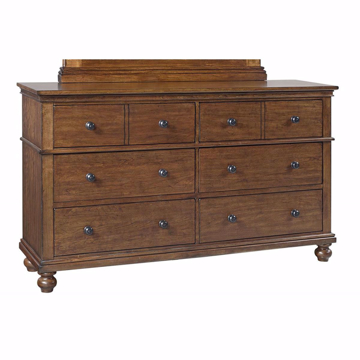Picture of Oxford Whiskey Brown Double Dresser