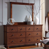 Picture of Oxford Whiskey Brown Double Dresser