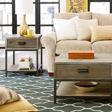 Picture of Parsons Rectangular Drawer End Table