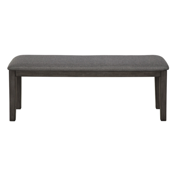 Picture of Meredith Dark Charcoal Grey Upholstered Bench