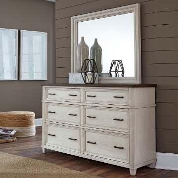 Picture of Caraway Aged Ivory Dresser