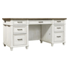 Picture of Caraway Aged Ivory 66" Executive Desk