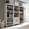 Picture of Caraway Aged Ivory Door Bookcase