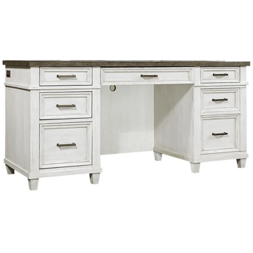 Picture of Caraway Aged Ivory Credenza Desk