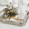 Picture of Polished Silver Tray with Birds and Oak Leaves