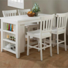 Picture of Madaket White Counter Height Table with 3 Shelf Storage