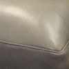 Picture of Greyson Leather Ottoman in Putty