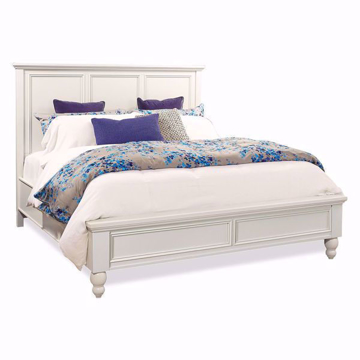 Picture of Cambridge White King Panel Bed