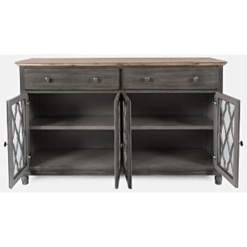 Picture of Aurora Hill 4 Door Gray Cabinet