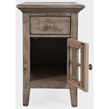 Picture of RUSTIC SHORES CHAIRSIDE GREY