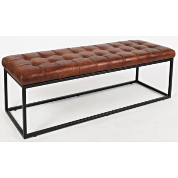Picture of Global Archive Leather Bench
