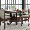 Picture of MANCHESTER BROWN 7PC TALL DINING SET