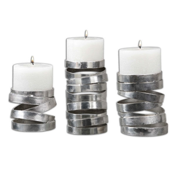 Picture of TAMAKI CANDLE HOLDERS S/3