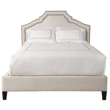 Picture of CASEY QUEEN UPHOLSTERED LACE BED