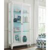 Picture of LAKESHORE CURIO WITH SKY BLUE  BACK PANEL