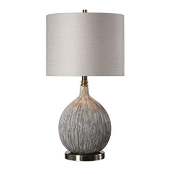 Picture of HEDERA TEXTURED GRAY T-LAMP