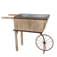 Picture of TIN/WOOD WHEELBARROW PLANTER