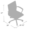 Picture of CARESSOFT MID BACK OFFICE CHAIR