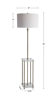 Picture of PALLADIAN FLOOR TABLE LAMP