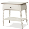 Picture of MYRA 1 DRAWER NIGHT STAND PAPER WHITE