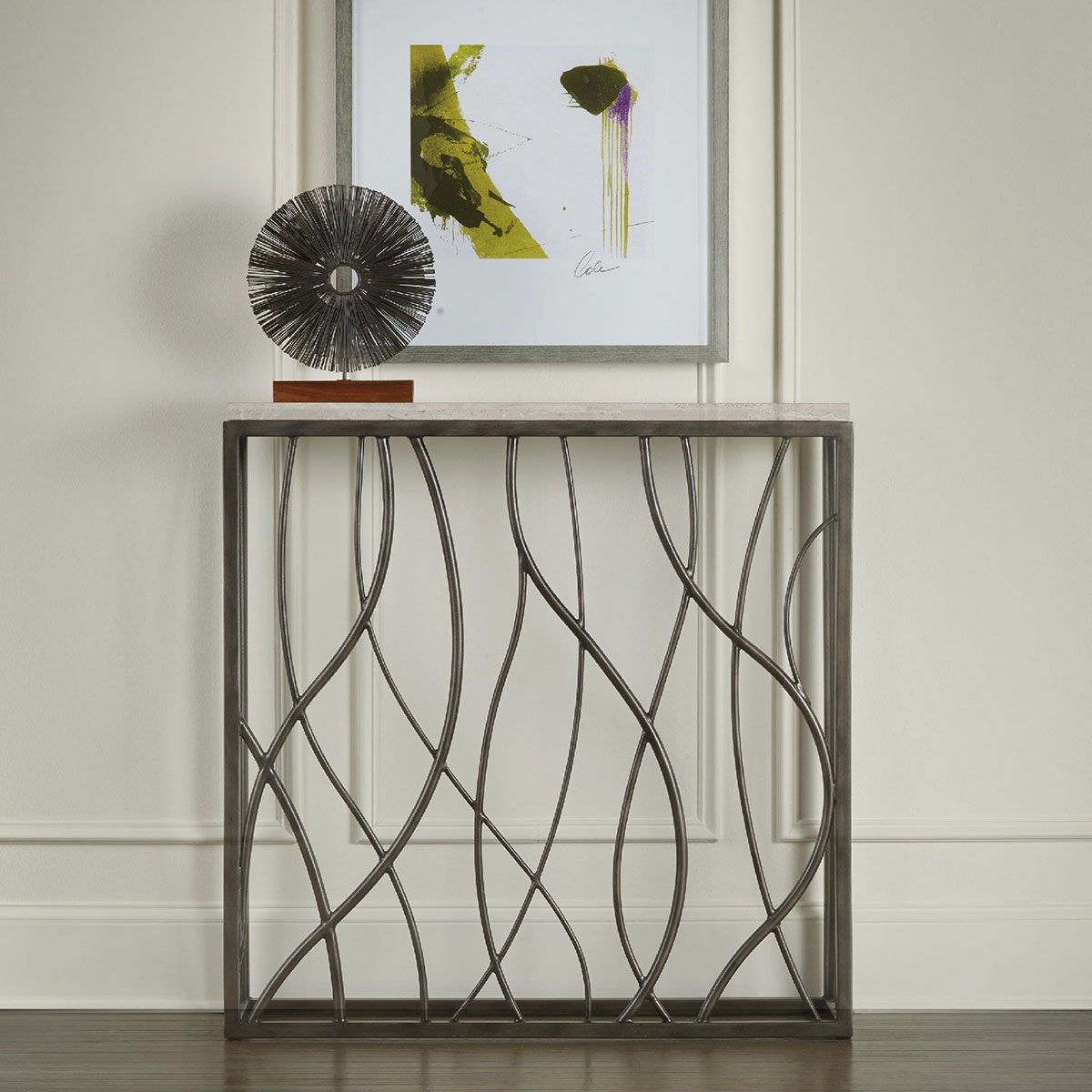 THIN METAL CONSOLE | Babette's Furniture &amp; Home
