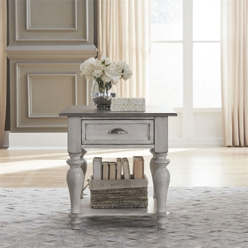 Picture of MARTHA WHITE END TABLE