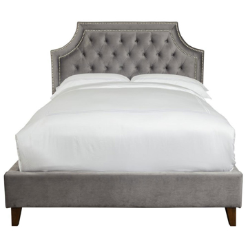 Picture of JASMINE FLANNEL UPHOLSTERED KING BED