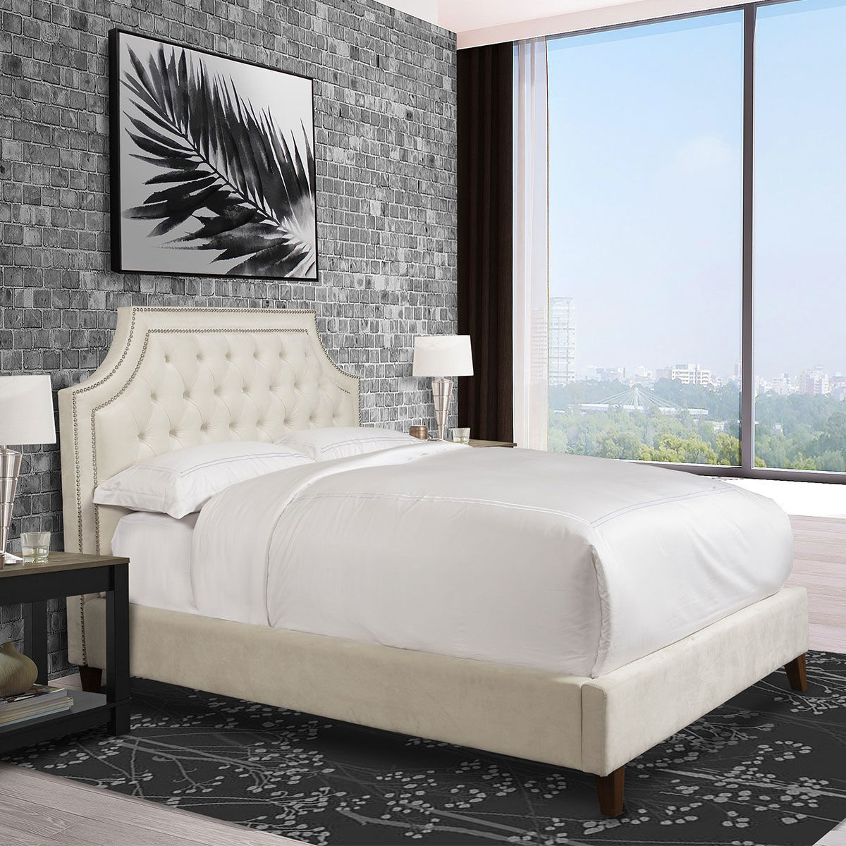 Picture of JASMINE UPHOLSTERED BED