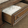 Picture of KENLEY BROWN KING STORAGE SLEIGH BED