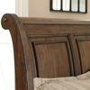 Picture of KENLEY BROWN KING STORAGE SLEIGH BED