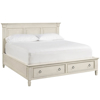 Picture of SUMMER HILL WHITE PANEL BED w/STORAGE