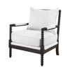 Picture of BLACK & WHITE ACCENT CHAIR