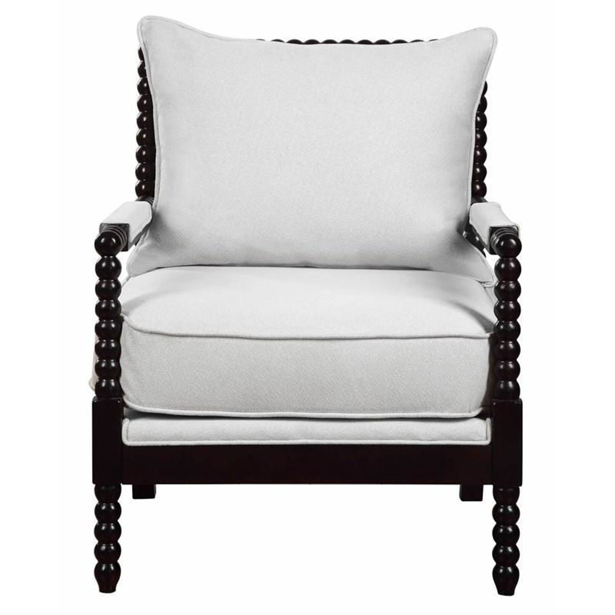 Picture of BLACK & WHITE ACCENT CHAIR