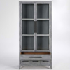 Picture of SIMON TALL CABINET ANTIQUE BLU