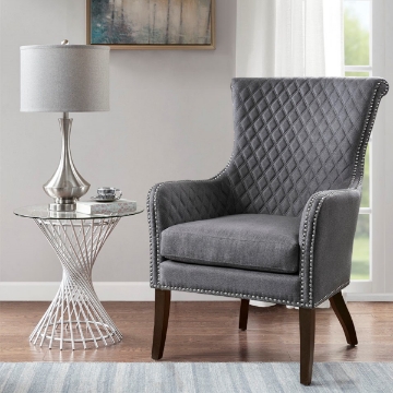 Picture of HESTON GREY ACCENT CHAIR