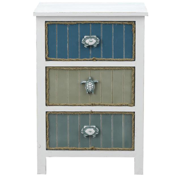 Picture of 3 DRAWER CHAIRSIDE CABINET