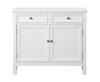 Picture of 2 DRAWER 2 DOOR WHITE CABINET