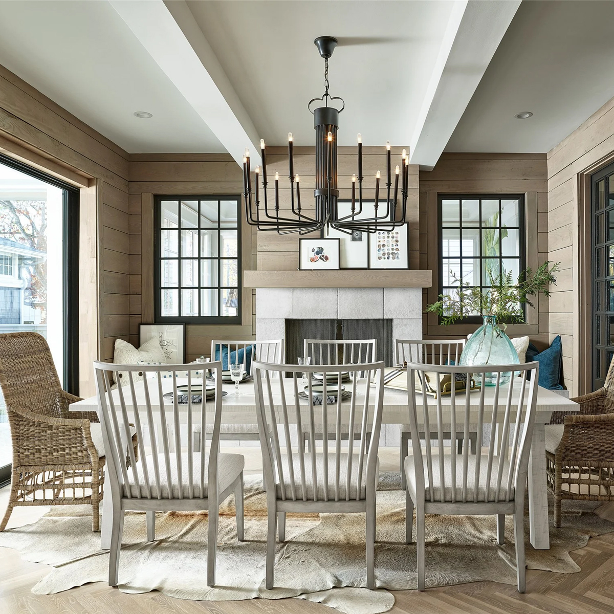 Picture of MODERN FARMHOUSE MILLER 9 PIECE DINING SET