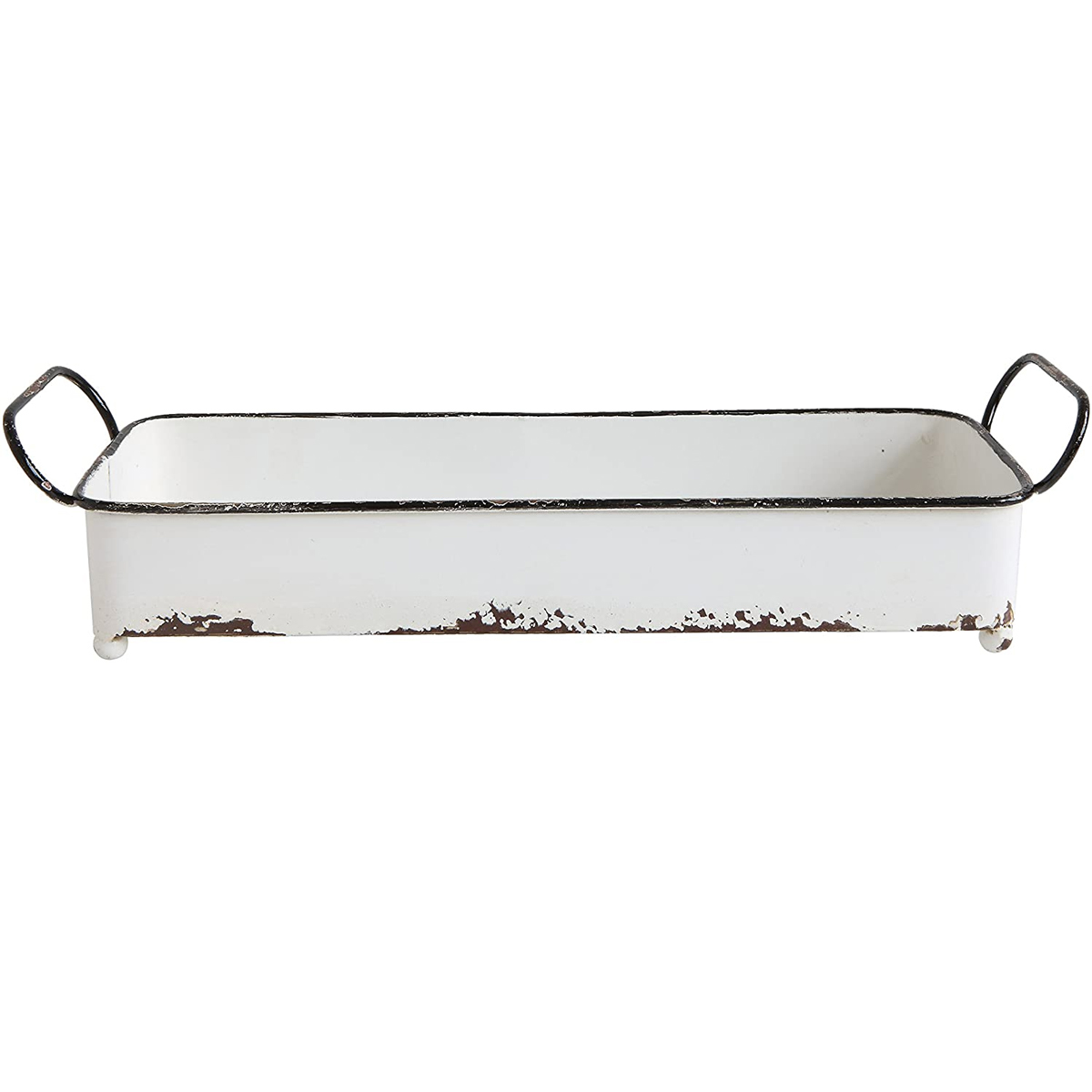 Picture of 16'' RECTANGLE TRAY WHITE ENAMEL