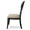 Picture of SCROLL BACK BLACK CHAIR